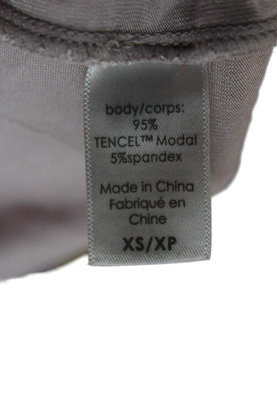 Eberjey Women Beige Collared Short Sleeve Button-Up Top TENCEL Size XS