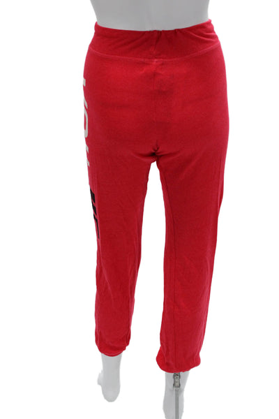 Sundry Women Jogger Pants Red Rayon Drawstring Size 0