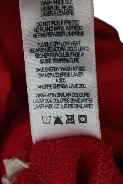 Sundry Women Jogger Pants Red Rayon Drawstring Size 0