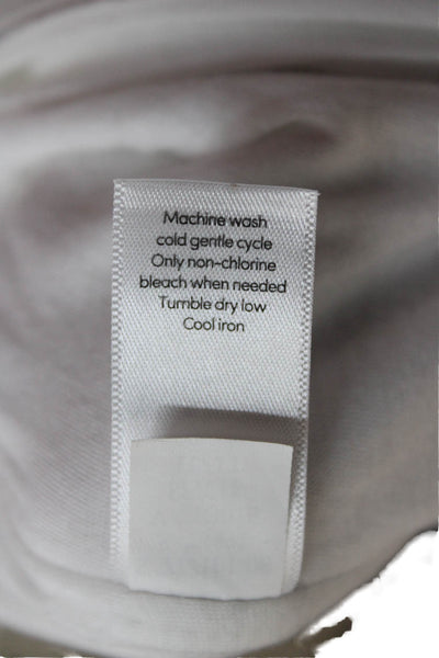 Athleta Womens T-Shirt Dress White Pima Cotton Short Sleeve Size S