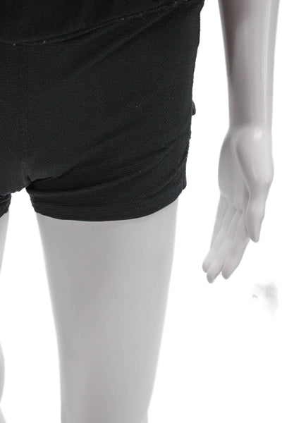 Athleta Women Athletic Black Polyester Pull On Short Skort Size S