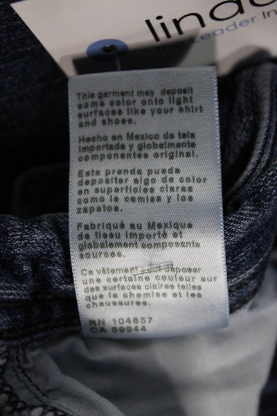 AG Adriano Goldschmied Mens Straight Blue Jeans Button Inseam 34 Size 38