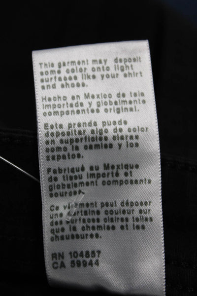 AG Adriano Goldschmied Mens Straight Black Cotton Jeans Size 36