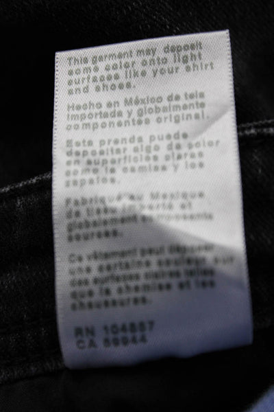 AG Adriano Goldschmied Mens Black Tapered Jeans Cotton Size 36