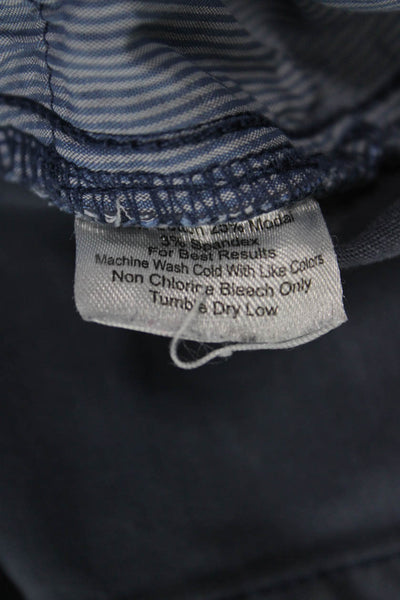 Peter Millar Mens Chino Pants Blue Cotton Button Size 38