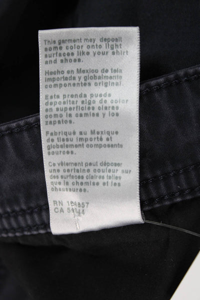 AG Adriano Goldschmied Mens Straight Jeans Blue Cotton Blend Button Size 38