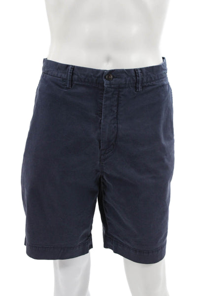 Polo Ralph Lauren Mens Chino Shorts Blue Cotton Stretch Size 38