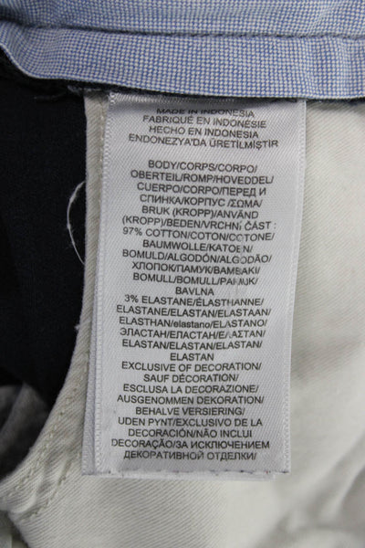Polo Ralph Lauren Mens Chino Shorts Blue Cotton Stretch Size 38