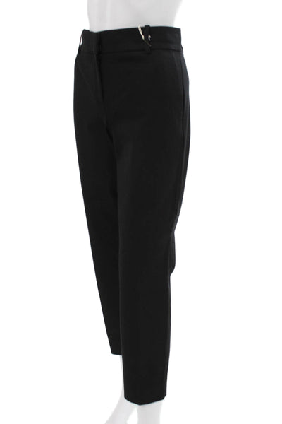 J Crew Women Ankle Pants Black Zip Inseam 26 Size 10