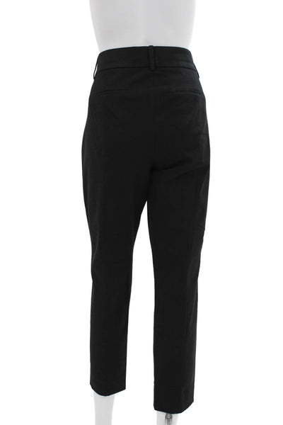 J Crew Women Ankle Pants Black Zip Inseam 26 Size 10