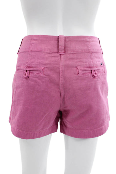 Vineyard Vines Womens Chino Shorts Pink Cotton Size 4