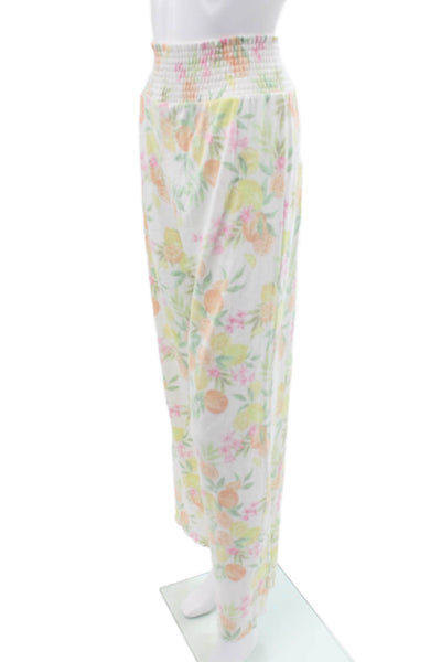 Z Supply Womens Floral Multicolor Rayon Sweatpants Pull On Size M