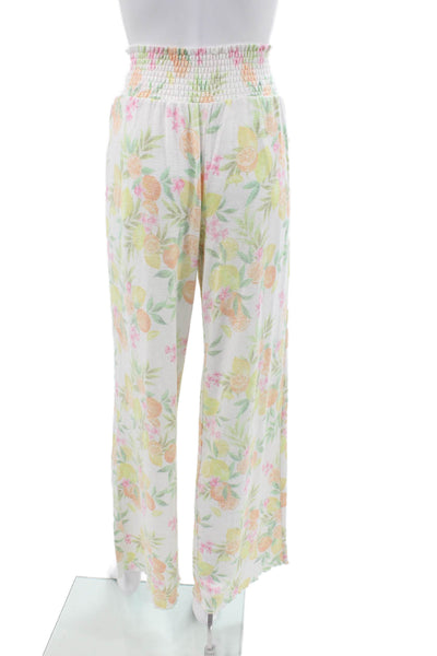 Z Supply Womens Floral Multicolor Rayon Sweatpants Pull On Size M
