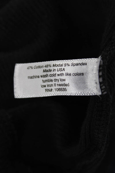 Sundays Womens Basic Scoop Neck Sleeveless Tank Black Size S