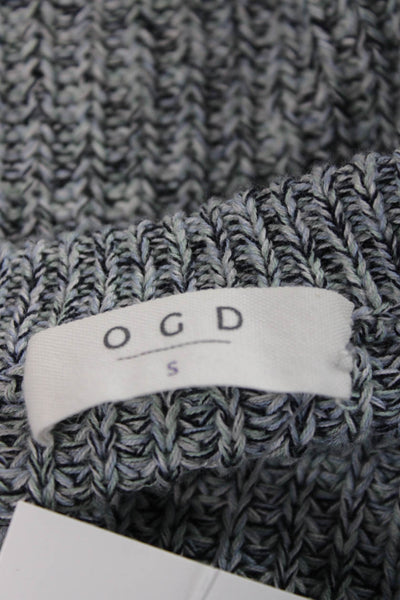 OGD Women Pullover Sweater Gray Crew Neck Long Sleeve Size S