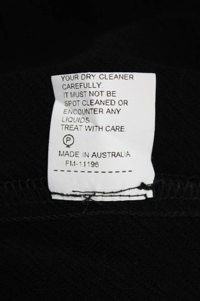 Bec & Bridge Womens Maxi Dress Black Sweetheart Viscose Zip Sleeveless Size 2