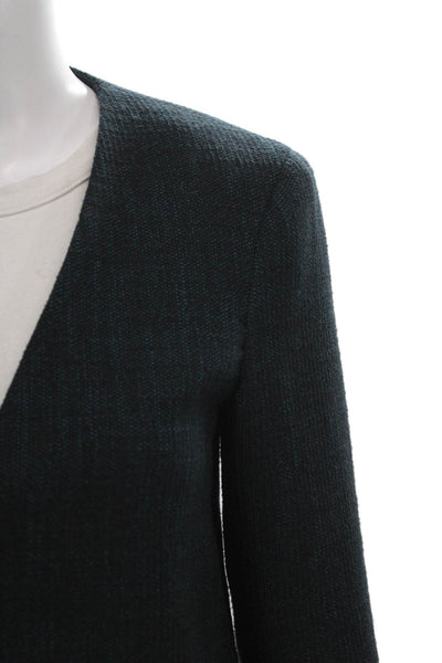 Club Monaco Women Basic Jacket Green Zip Long Sleeve Size 0