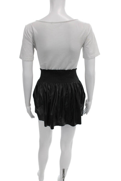 Ramy Brook Womens Skater Skirt Black Short Polyester Size XS
