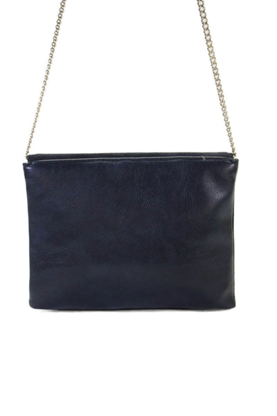 Dune London Womens Suede Glitter Stars Print Shoulder Handbag Navy Blue
