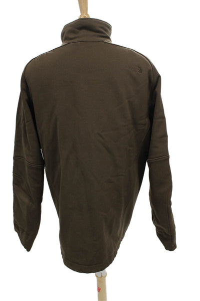 The North Face Mens Quilted Jacket Green Zip Size XL