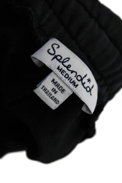 Splendid Womens Black Modal Jogger Pants Drawstring Size M