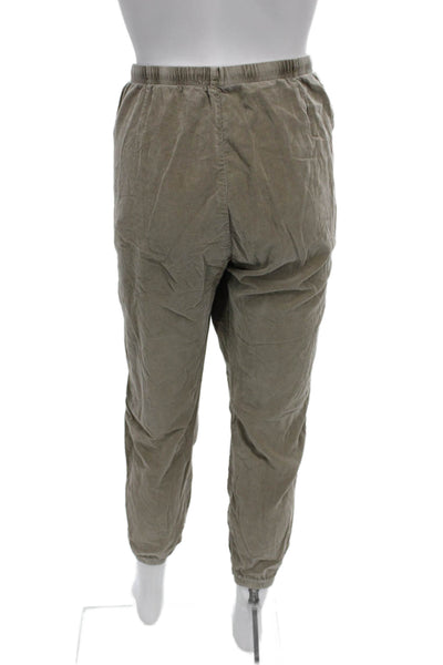 Standard James Perse Womens Gray Cotton Drawstring Jogger Pants Size 3