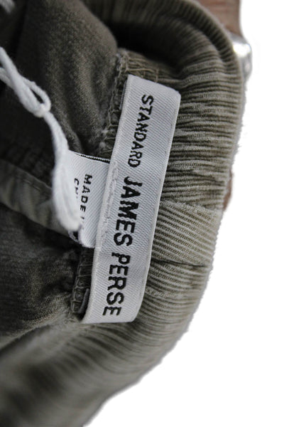 Standard James Perse Womens Gray Cotton Drawstring Jogger Pants Size 3