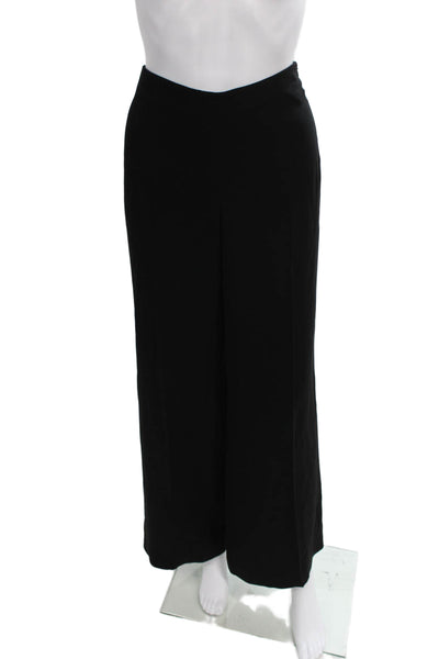 Theory Women Dress Pants Black Triacetate Zip Inseam 32 Size 2