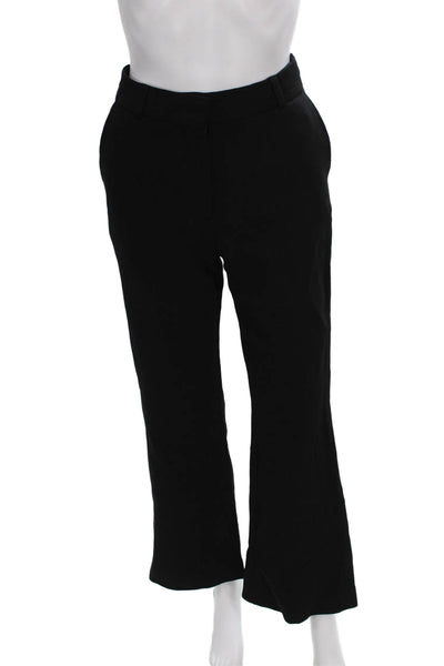 Toteme Womens Dress Pants Black Viscose Zip Inseam 28 Size 34