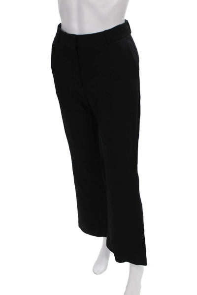 Toteme Womens Dress Pants Black Viscose Zip Inseam 28 Size 34