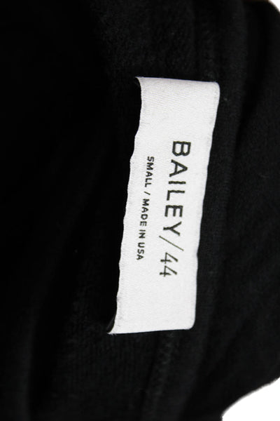 Bailey 44 Womens Basic Tee Black Scoop Neck Long Sleeve Modal Size S