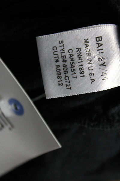 Bailey 44 Womens Basic Tee Black Scoop Neck Long Sleeve Modal Size S