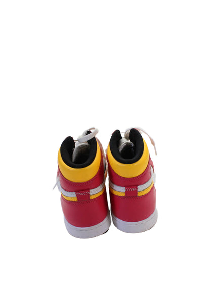 Nike Womens Air Jordan 1 Retro High OG "Light Fusion Red" Sneakers Shoes Sz 7.5