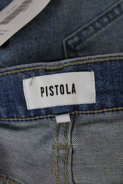 Pistola Womens Cropped Blue Jeans Size 29