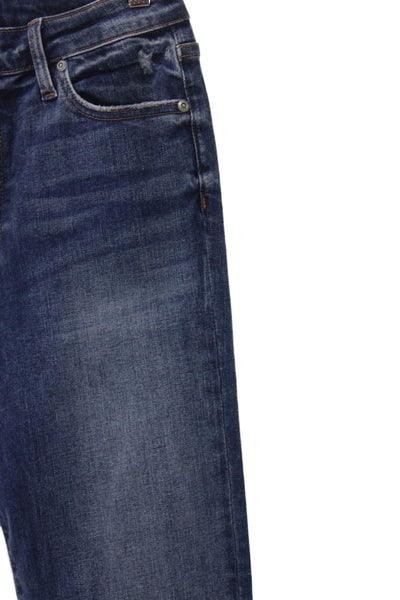 Jonathan Simkhai Women Skinny Blue Jeans Cotton Blend Size 29