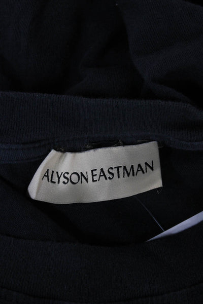 Alyson Eastman Unisex Gray Cotton Blend Crew Neck Short Sleeve T-Shirt Size S