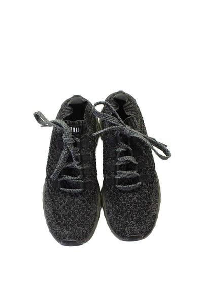 No Bull Unisex Adults Woven Low Top Sneakers Black Size 7.5