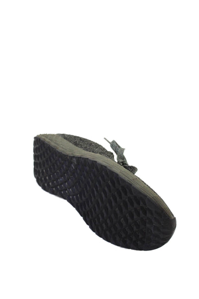 No Bull Unisex Adults Woven Low Top Sneakers Black Size 7.5
