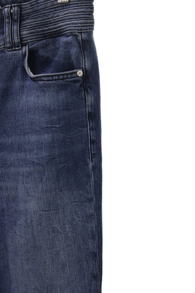 Frame Womens Flared Jeans Blue Mid Rise Cotton Inseam 29 Size 27