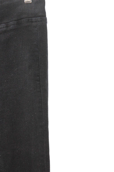 Frame Womens Black Mid Rise Pants 92% Cotton Size 1