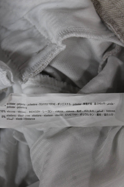 Zara Mens Sweat Shorts Beige Drawstring Size M