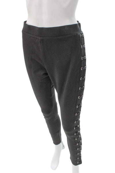Romeo + Juliet Couture Womens Ankle Leggings Gray Size M