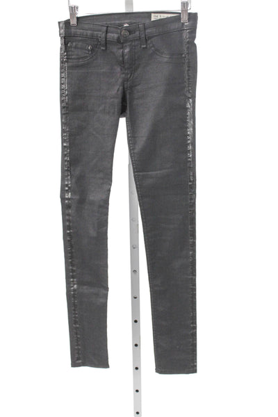Rag & Bone Jean Womens Skinny Black Jeans Size 26