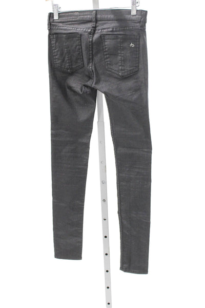 Rag & Bone Jean Womens Skinny Black Jeans Size 26