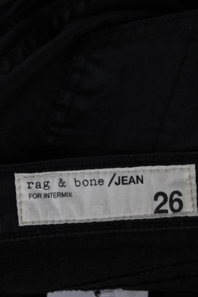 Rag & Bone Jean Womens Skinny Black Jeans Size 26