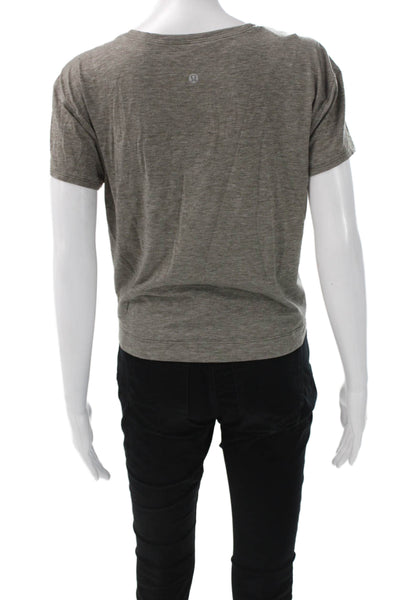 Sezane Womens Basic White 100% Cotton Crew Neck Short Sleeve T-Shirt Size XS