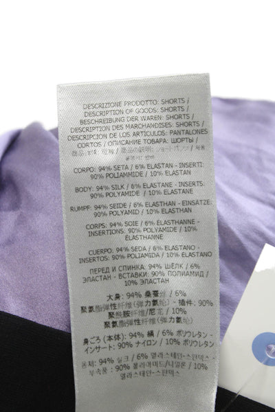 Tom Ford Men Silk Solid Purple Shorts Size XS