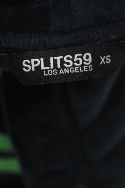 Splits 59 Women Track Pants Blue Polyester Blend Pull On Size XS
