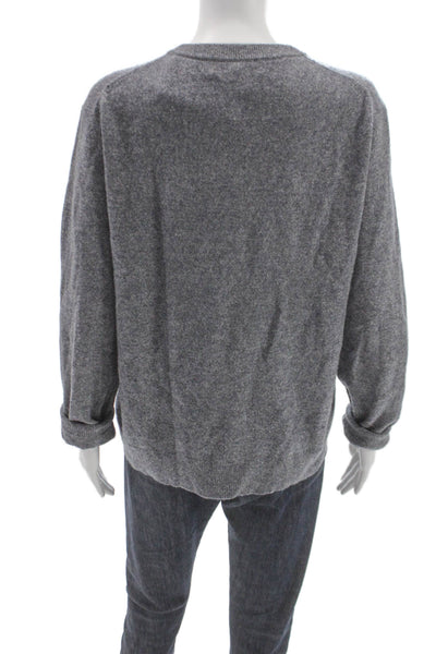 The Men's Store at Bloomingdale's Mens Cashmere Sweater Gray V-Neck Size M