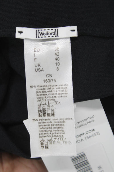 Wolford Womens Gray Straight Pencil Skirt Short Size 8